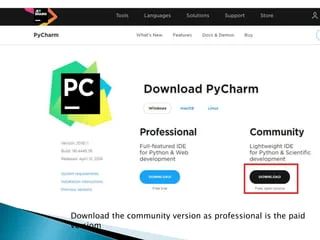 Python 00 Introduction And Installing Ppt - Download Professional Landscape Wallpaper | 8K