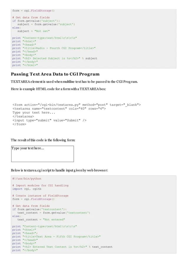 02 Python Cgi Programming Pdf - Download Beautiful Vintage Photo | Mobile