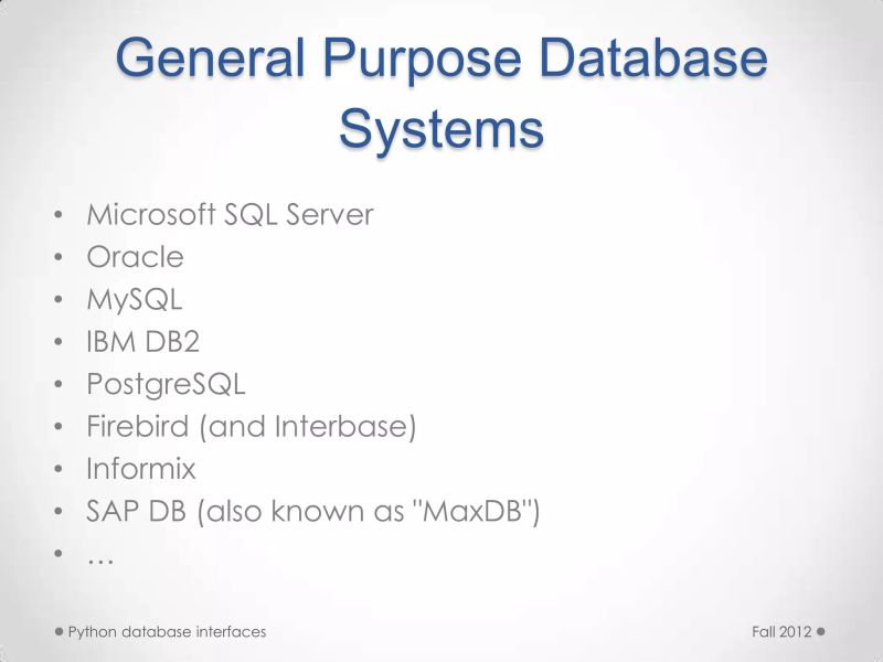 Python Database Interfaces Pptx Databases Computer Software And - Download Amazing City Photo | Desktop