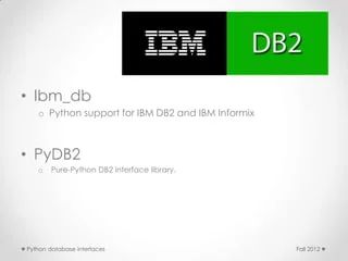 Python Database Interfaces Pptx Databases Computer Software And - Download Ultra HD Colorful Pattern | Retina