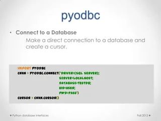 Python Database Interfaces Pptx Databases Computer Software And - Premium Landscape Illustration Gallery - Ultra HD