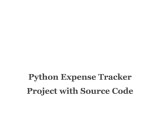 Python Expense Tracker Project With Source Code Pdf Internet Computing