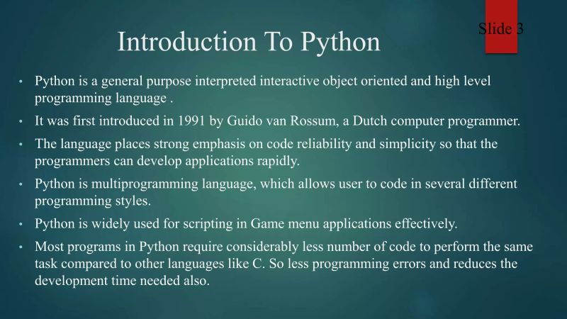 Creating Objects In Python Ppt - Ultra HD Space Image - HD