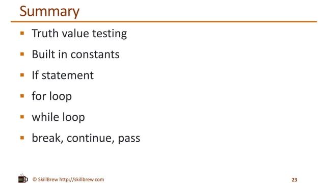 Python Programming Essentials M16 Control Flow Statements And Loops - Best Ocean Arts in Desktop