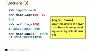 Python Programming Essentials M24 Math Module Pptx - Download Professional Landscape Art | Ultra HD
