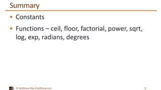 Python Programming Essentials M24 Math Module Pptx - 4K City Pictures for Desktop