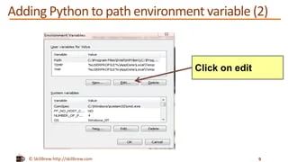 Python Programming Essentials M3 Python Installation Pptx - Premium Dark Photo Gallery - Full HD