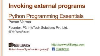 Python Programming Essentials M40 Invoking External Programs Pptx Programming Languages - Desktop Colorful Designs for Desktop