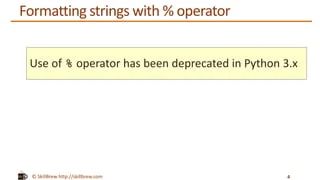 Python Programming Essentials M9 String Formatting Ppt - 8K City Textures for Desktop