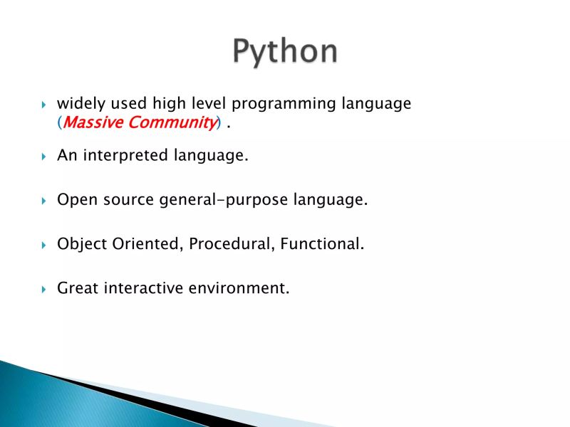 Python Programming Language Ppt - Premium Geometric Art - Full HD