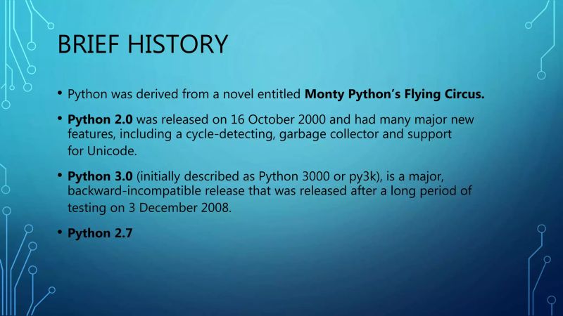 Python Programming Language 2017 Ppt - Ultra HD Dark Backgrounds for Desktop