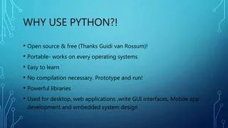 Ppt Four Reasons Why Python Is A Good Programming Language Seashore - Mountain Wallpapers - Professional Retina Collection