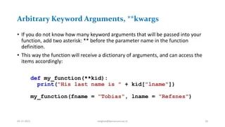 Accepting Arbitrary Keyword Arguments In Python Python Morsels - Full HD Light Illustrations for Desktop