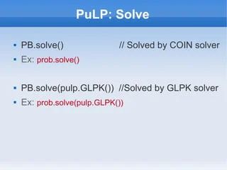 Tutorial Python Pulp And Glpk Pdf - Download Artistic Gradient Wallpaper | High Resolution