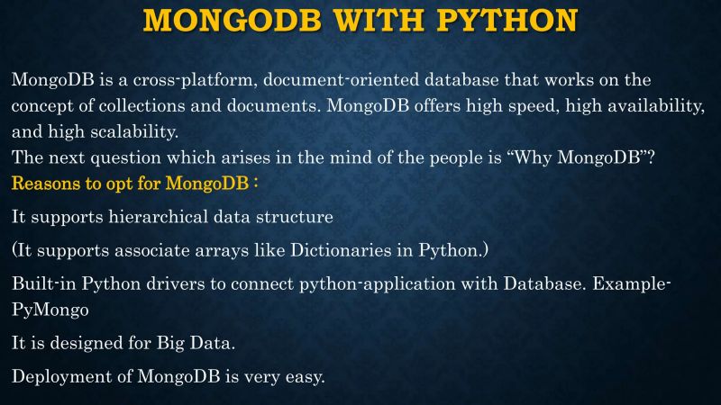 Working With Mongodb Stitch Through Existing Drivers Python Pymongo - Incredible 4K Colorful Photos | Free Download