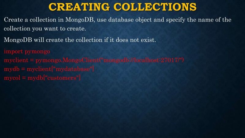 Python Mongodb Create Collection Simmanchith - Light Art Collection - Ultra HD Quality