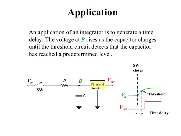 Rc And Rl Differentiator And Integrator Circuit