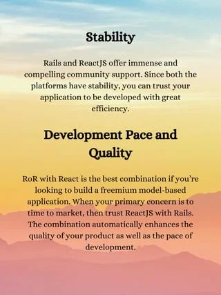 Why You Should Add React To Your Rails Application Now Pdf Web Development Internet - Artistic HD Sunset Patterns | Free Download