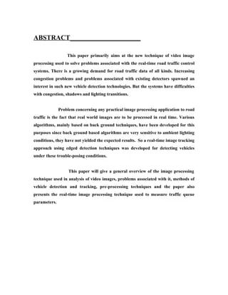 Real Time Image Processing Applied To Traffic Queue Detection Algorithm - High Resolution City Illustrations for Desktop