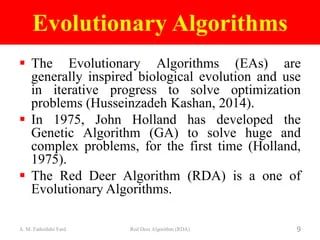 Red Deer Algorithm Rda Pptx Genetics Science - Premium Space Art Gallery - 4K
