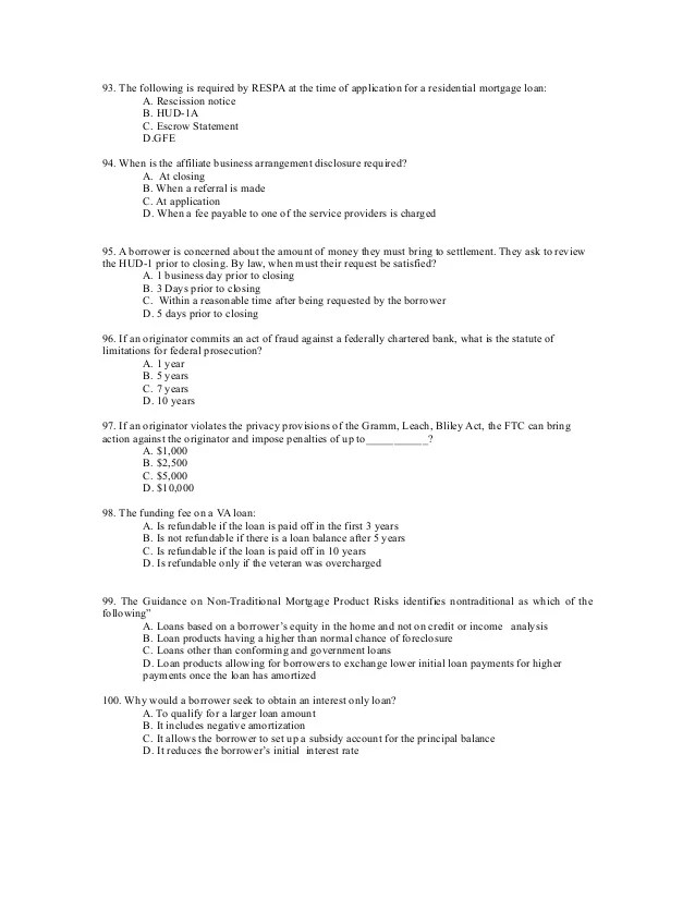 photo Nmls Test nmls test 6
