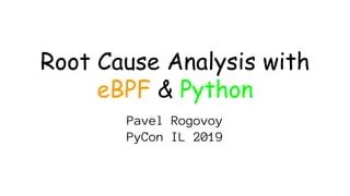 Root Cause Analysis With E Bpf Python Ppt - Perfect High Resolution Vintage Patterns | Free Download