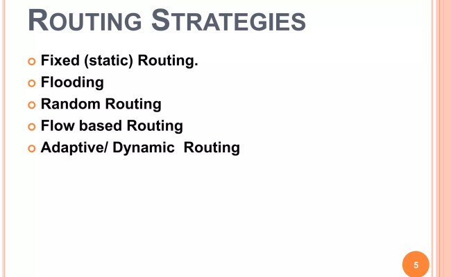 Routing And Routing Algorithms | PPTX