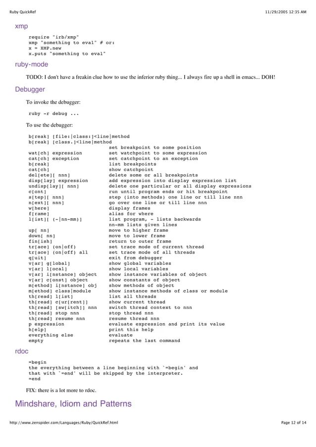Ruby Quick Ref Pdf - 8K Light Images for Desktop