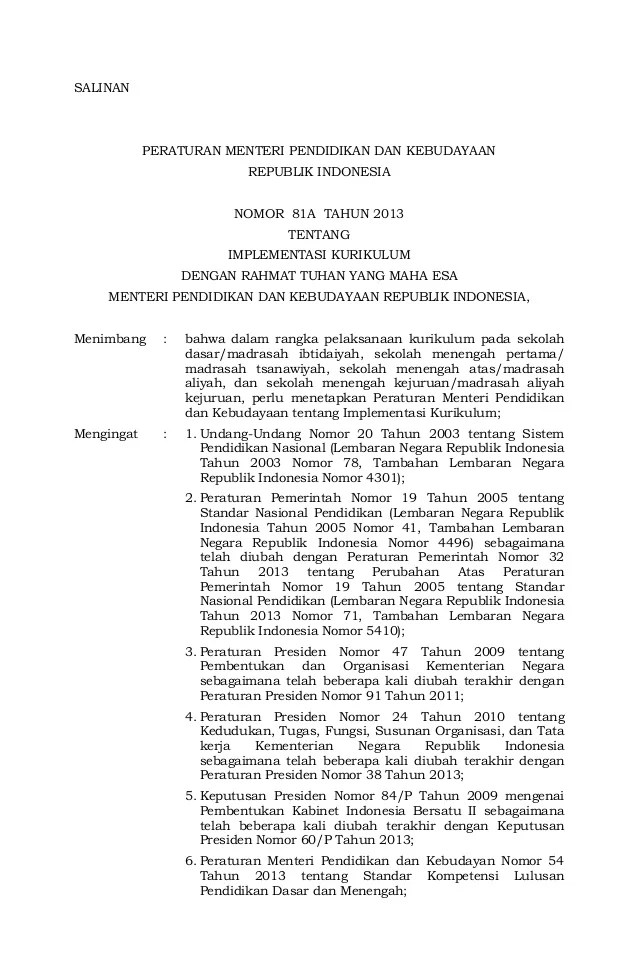 We did not find results for: Permendikbud Nomor 81a Tahun 2013 Tentang Implementasi Kurikulum