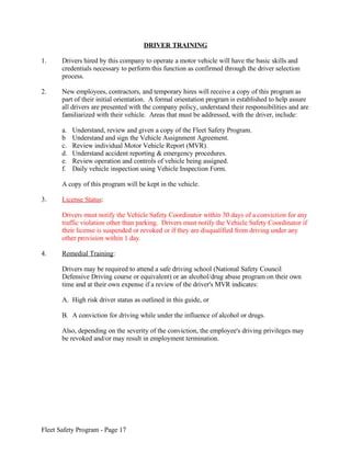 Sample Fleet Safety Program Pdf - Classic High Resolution Landscape Backgrounds | Free Download