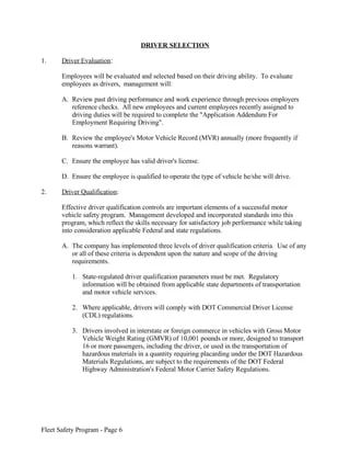 Sample Fleet Safety Program Doc - Abstract Designs - Modern Retina Collection