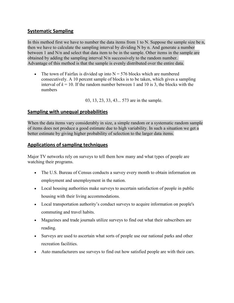 Sampling And Methods Of Doing Sampling Assignment Docx - Best Mountain Wallpapers in 8K