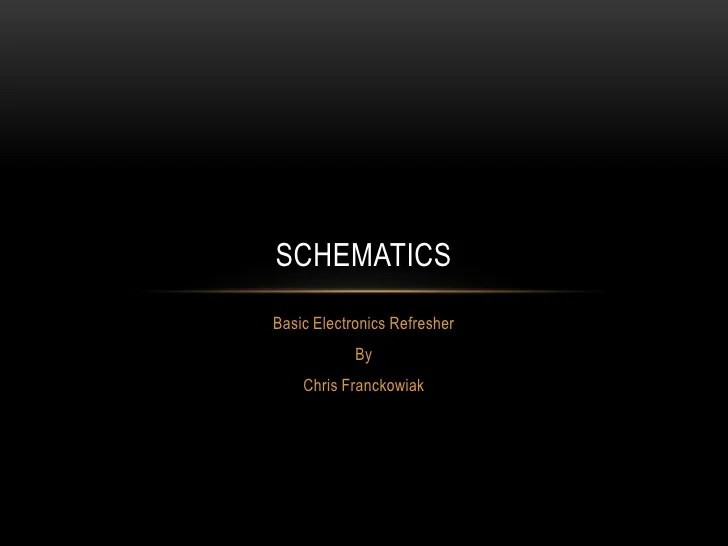 Schematic Powerpoint