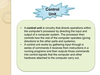 Control Unit Working Ppt - Nature Illustration Collection - 4K Quality