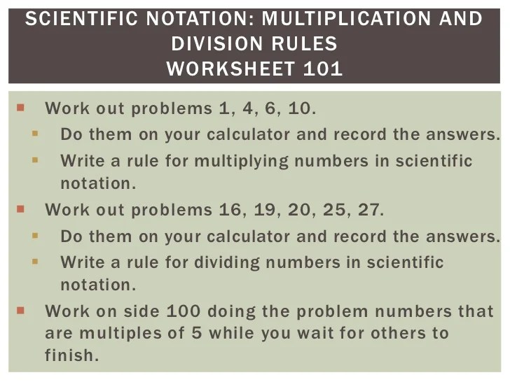 Scientific Notation Pbit 1