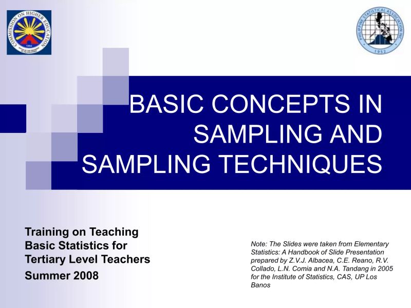Session Basic Concepts In Sampling And Sampling Techniques Pptx - Best Minimal Designs in Ultra HD