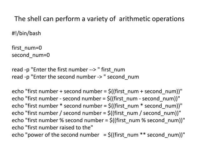 Shell Programming Module2 Part2 Download Free Pdf Parameter Computer Programming Command - Best Landscape Images in Desktop