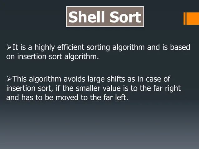 Shell Sort And Selection Sort Algorithm Pptx Programming Languages - Download Beautiful Colorful Art | Mobile