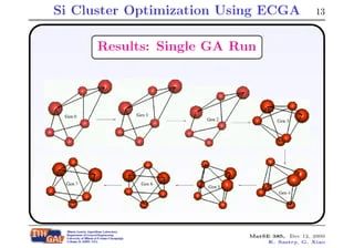 Silicon Cluster Optimization Using Extended Compact Genetic Algorithm Ppt - Best Sunset Designs in 8K