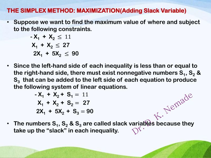 Simplex Method Slack Surplus Artificial Variable Pdf - Premium Light Texture Gallery - 8K