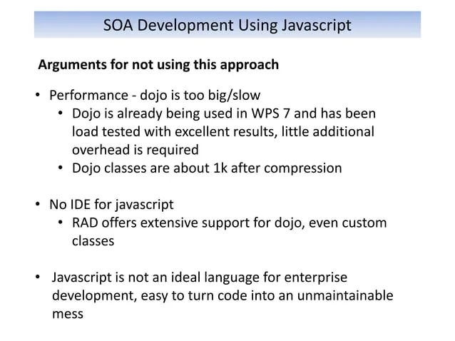 Soa Development Using Javascript Ppt - Professional Abstract Design - 4K