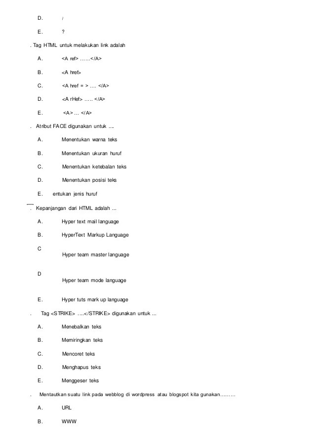 Soal Pemrograman Web Gabungan Password jawaban B 8.
