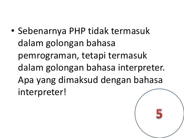 Pemrograman berbasis object kelas/ prog : Soal Pilihan Ganda Pemrograman Web Php