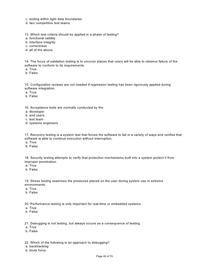 Software Engineering Quiz