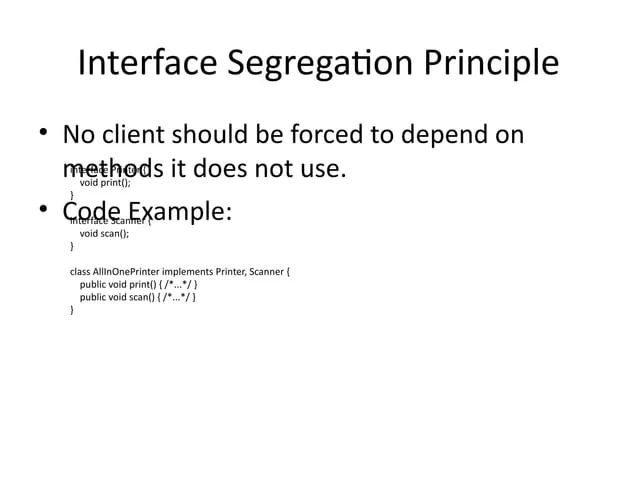 Solid Principles Java Code Examples Pptx - Premium Gradient Background Gallery - HD