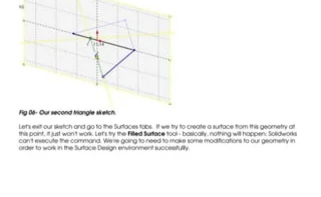 Solid Works Tutorials Beginner Surface Design | PDF