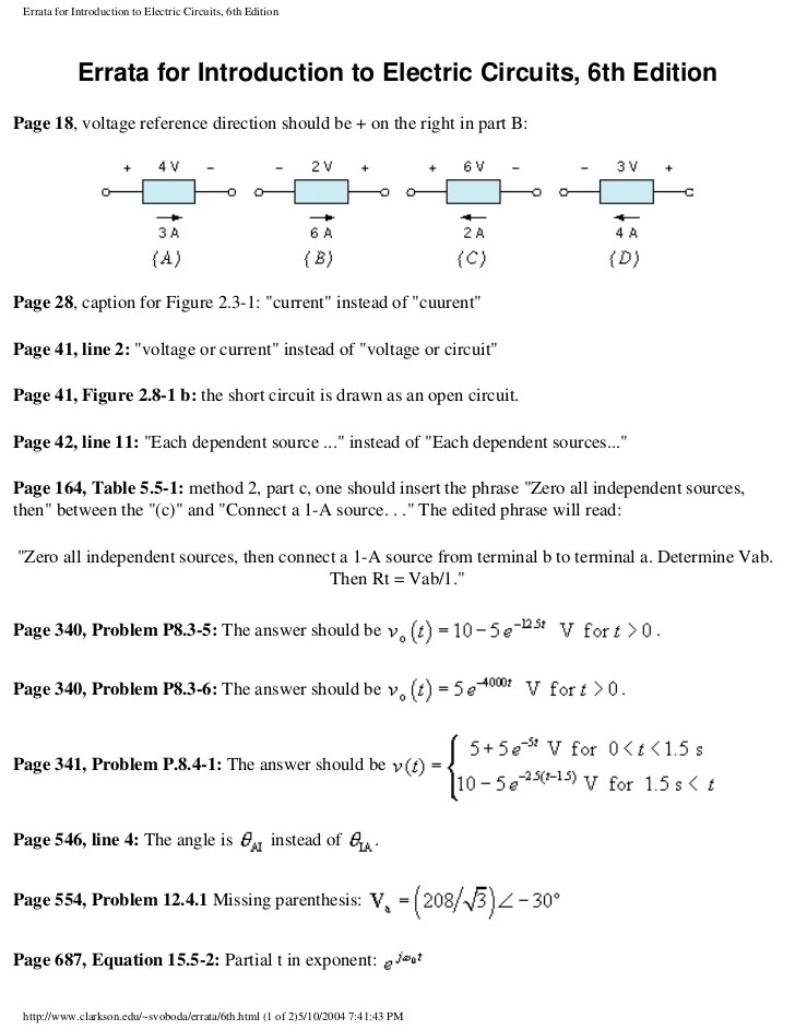 Steps in transcription and translation. Electric Circuits 6 Solution Manual