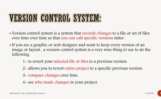 Source Code Version Control And Git | PDF
