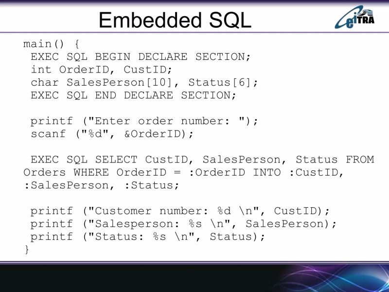 Dynamic Sql And Embedded Sql Structured Query Language Sql Is The - High Quality Full HD Vintage Textures | Free Download