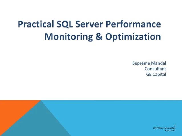 Ajay Dwivedi On Linkedin Sqlserver Baseline Performancetuning - HD Dark Designs for Desktop